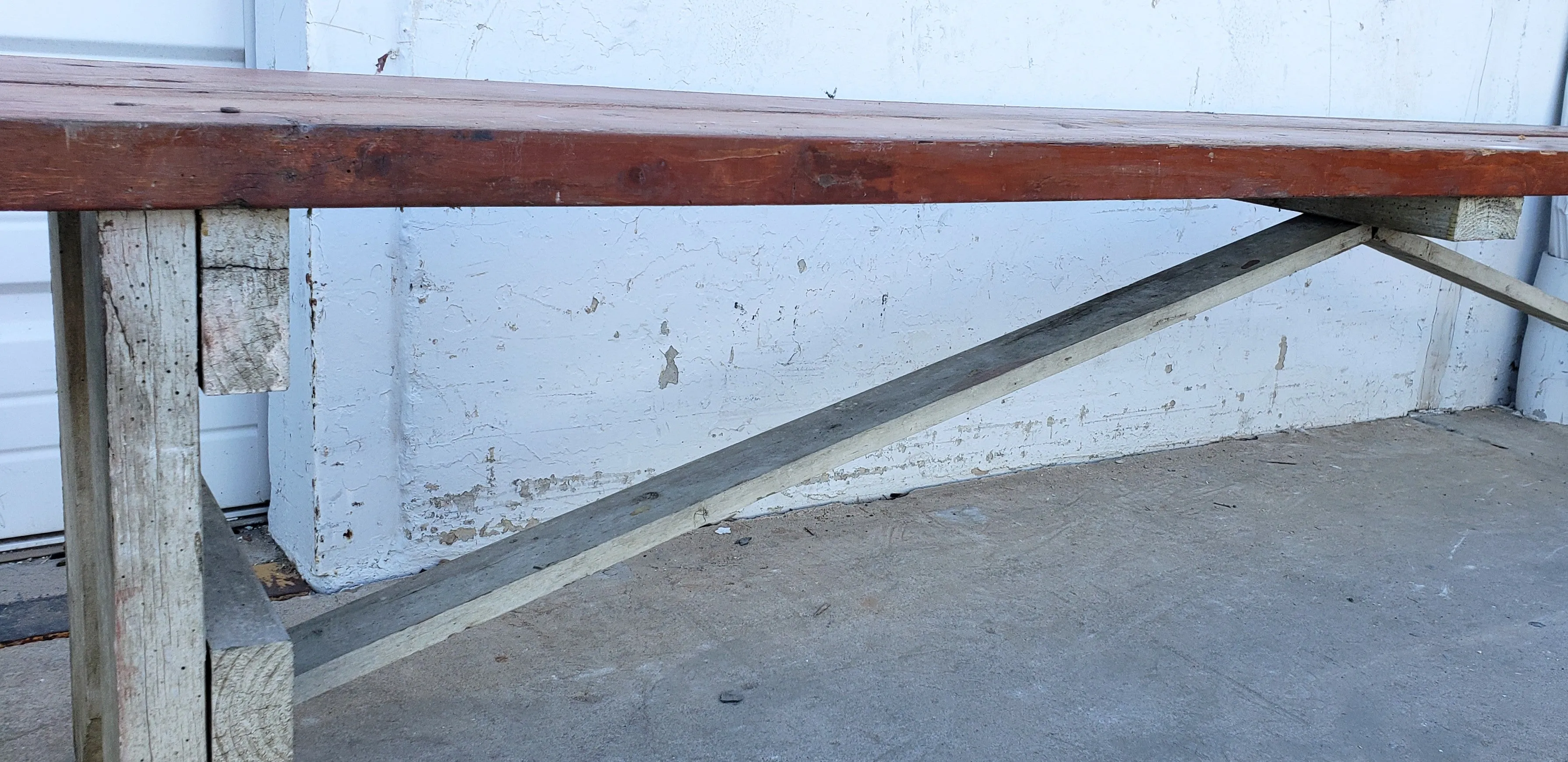 8 Ft Wood Camp Bench