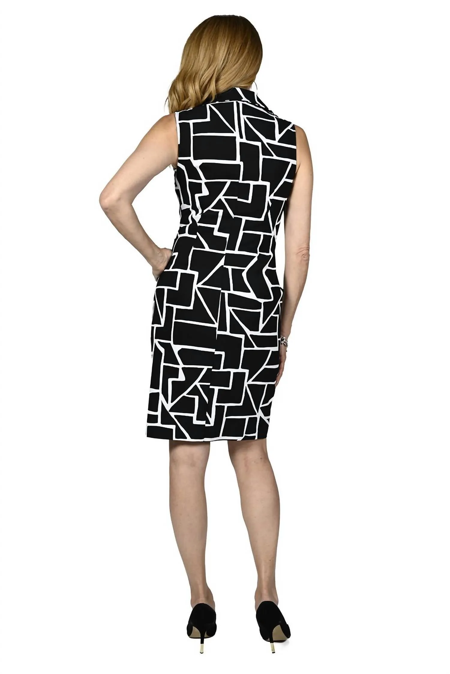 ABSTRACT PRINT DRESS