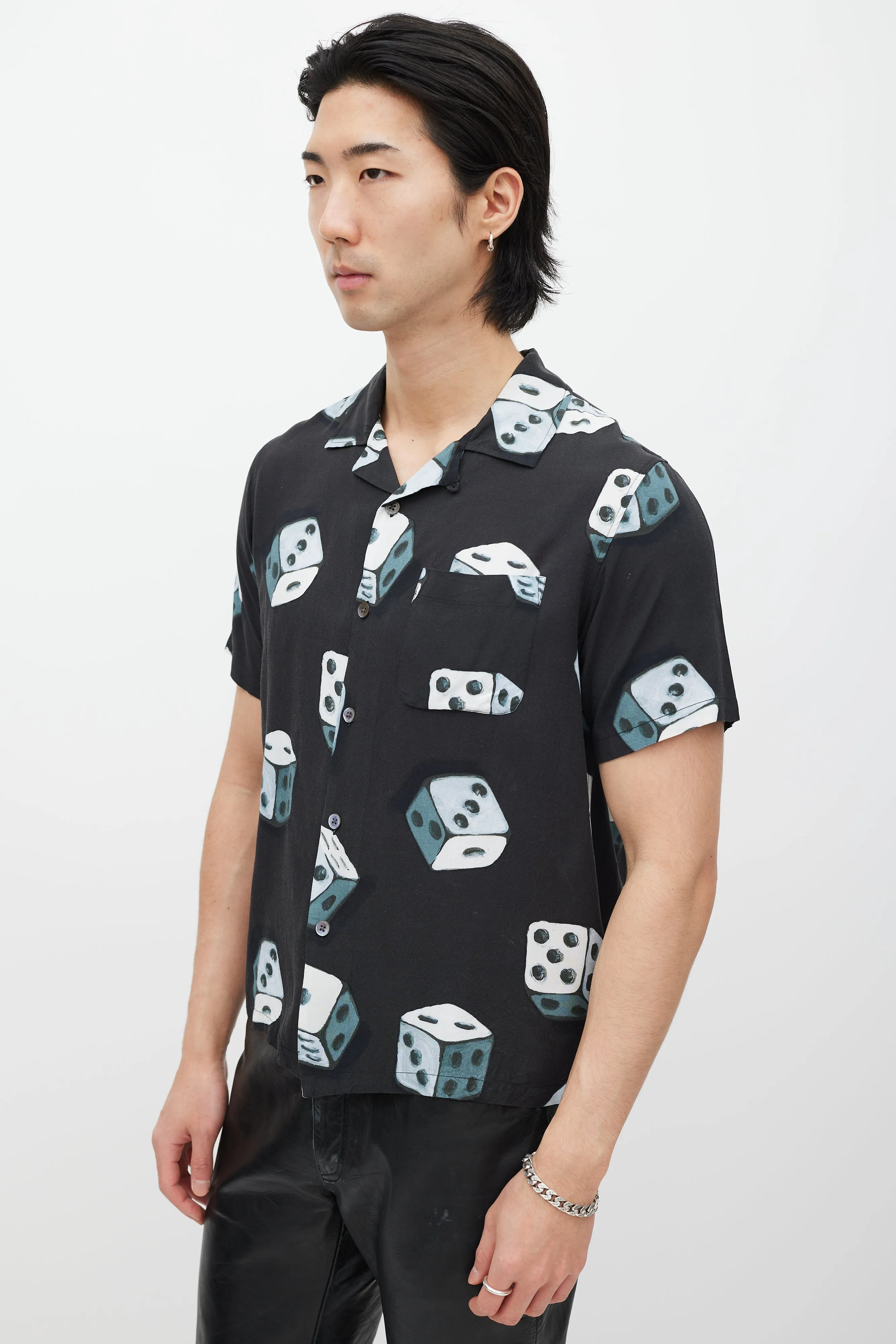 Black & White Dice Shirt