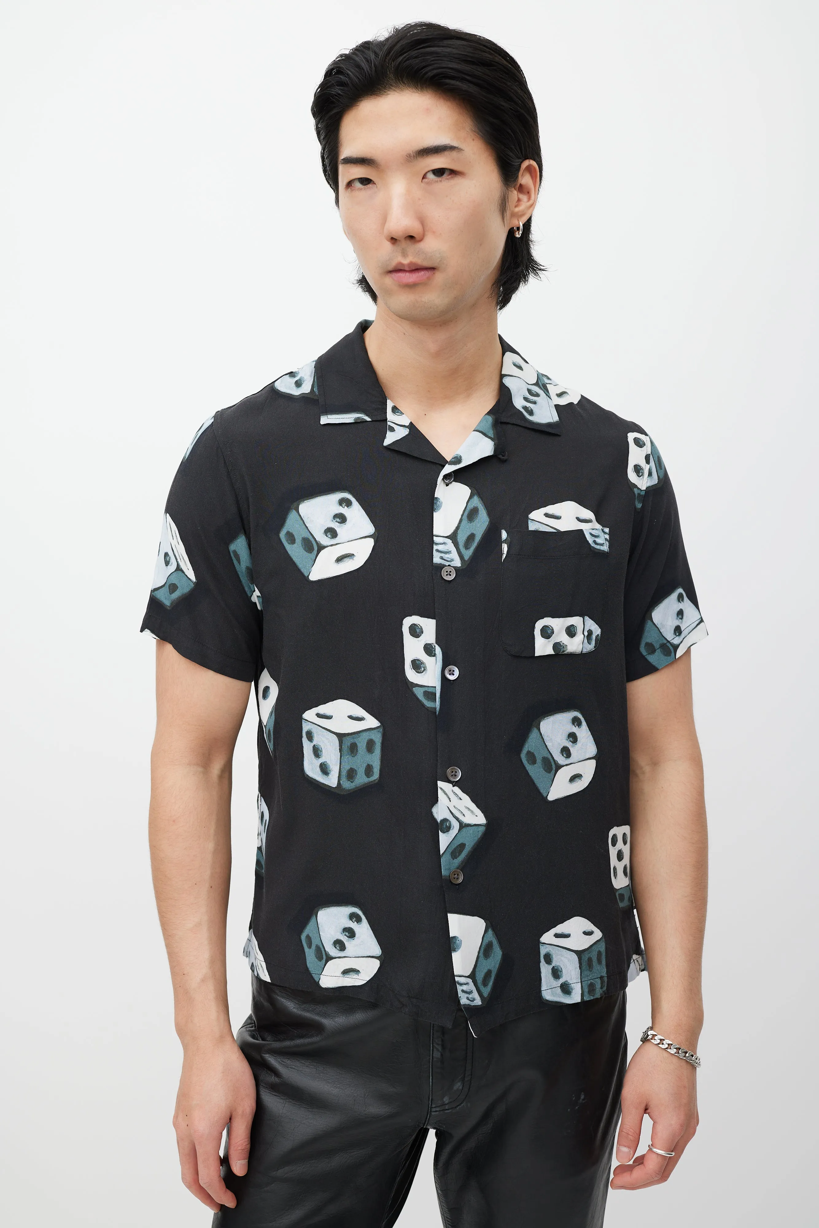 Black & White Dice Shirt