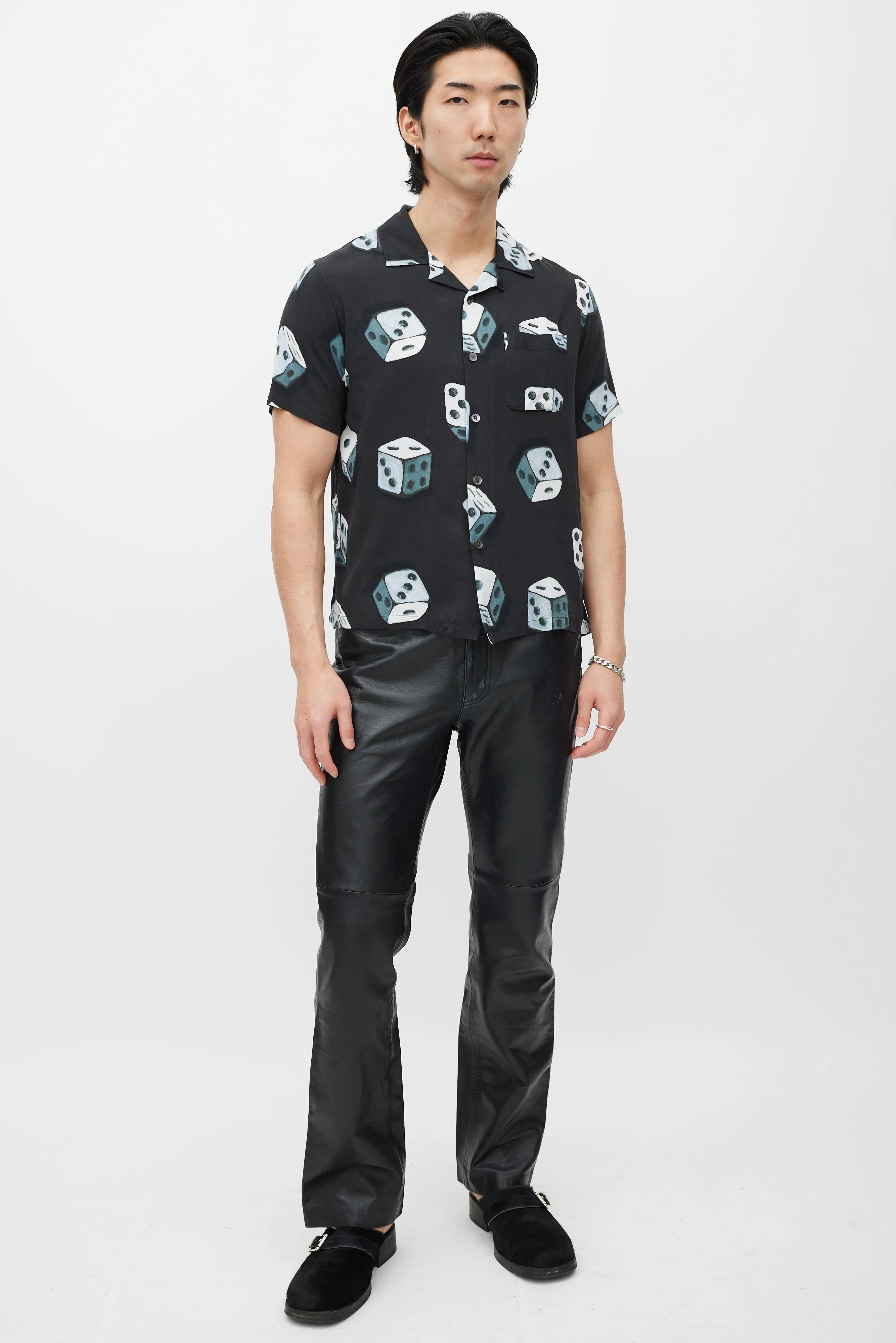 Black & White Dice Shirt