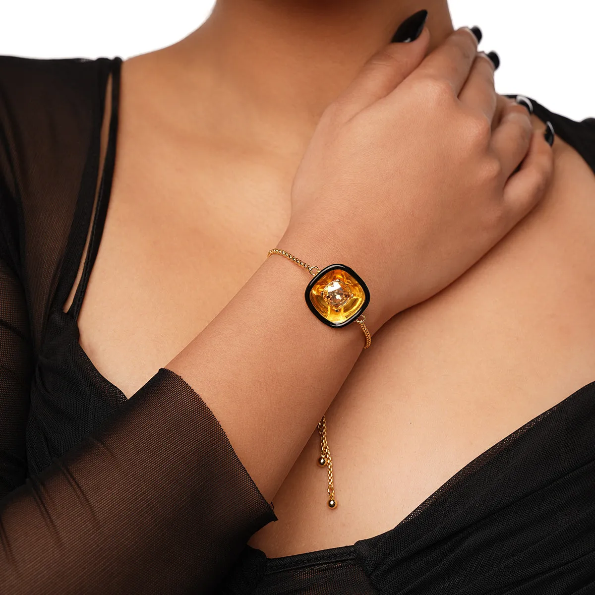 Bling Glory Wrap Crystal Bracelet