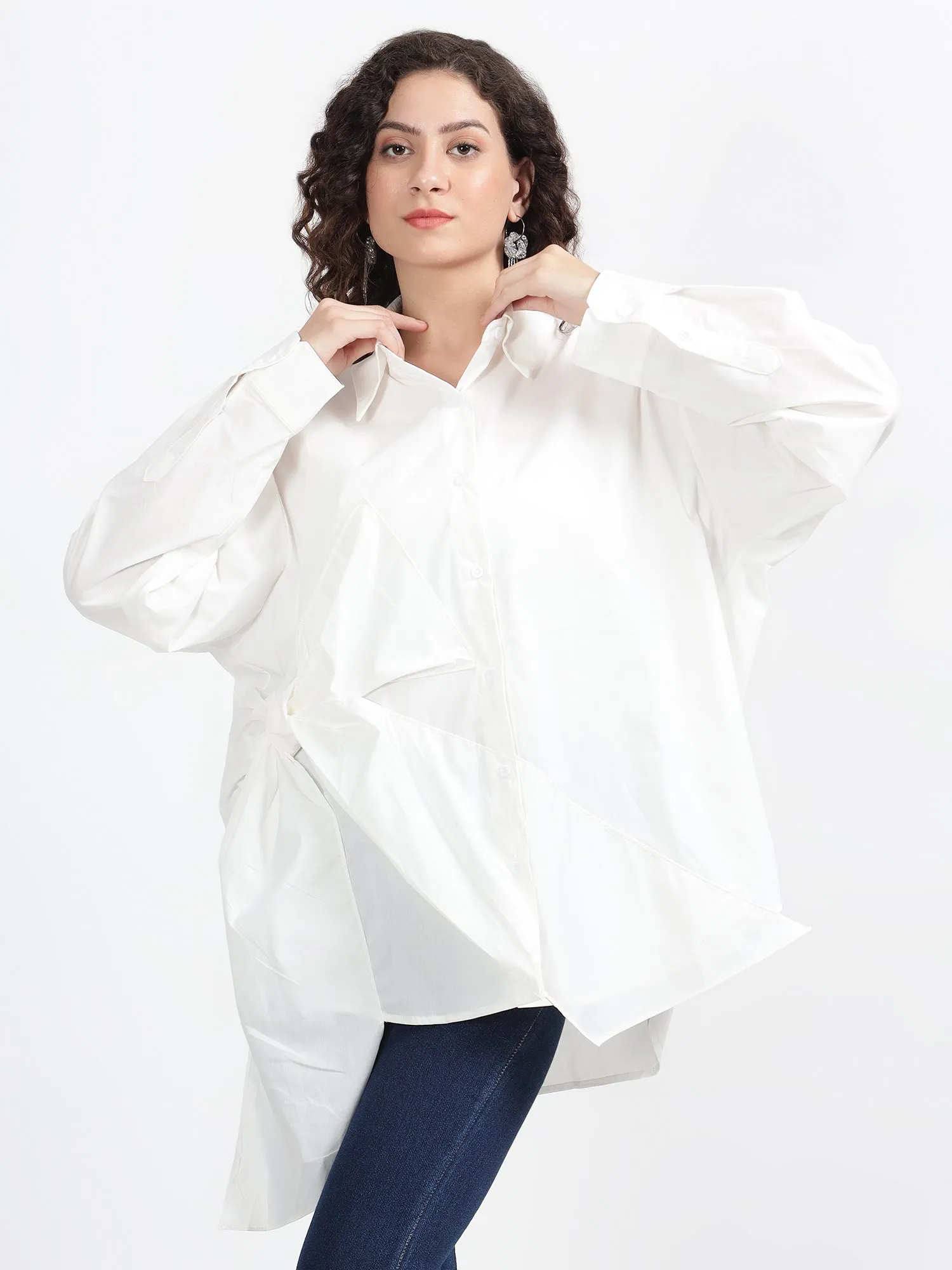 Bow- Cotton free Size Top