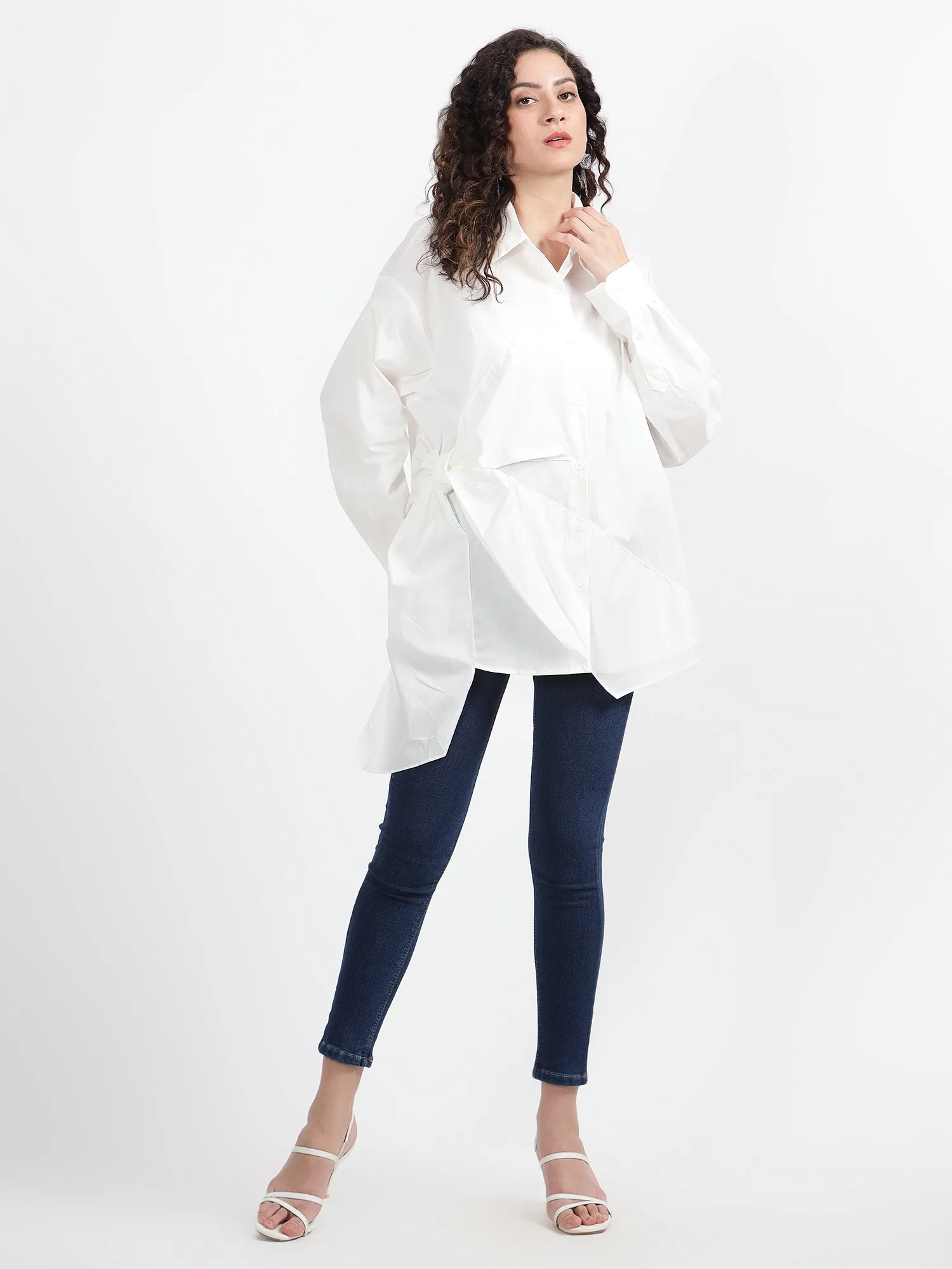 Bow- Cotton free Size Top