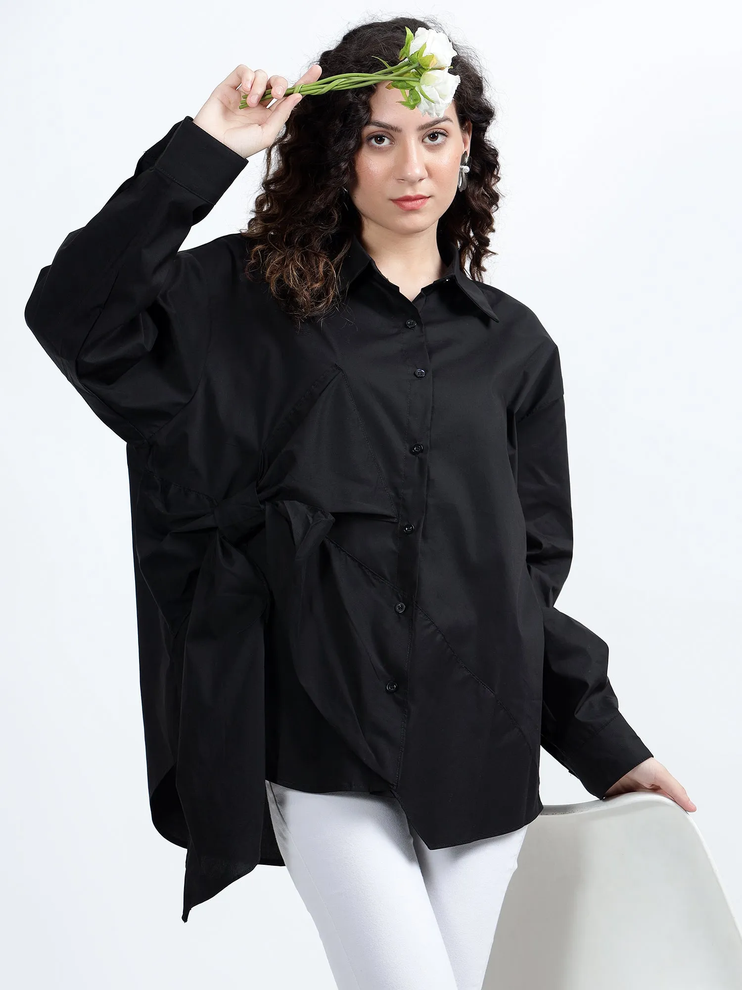 Bow- Cotton free Size Top