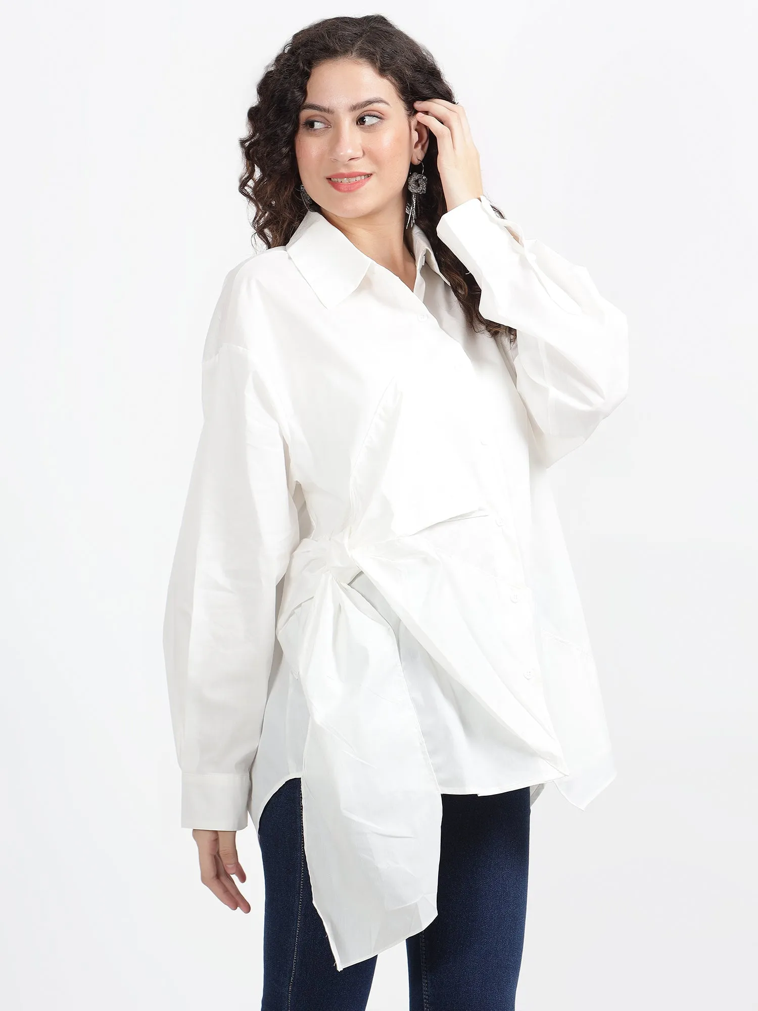 Bow- Cotton free Size Top