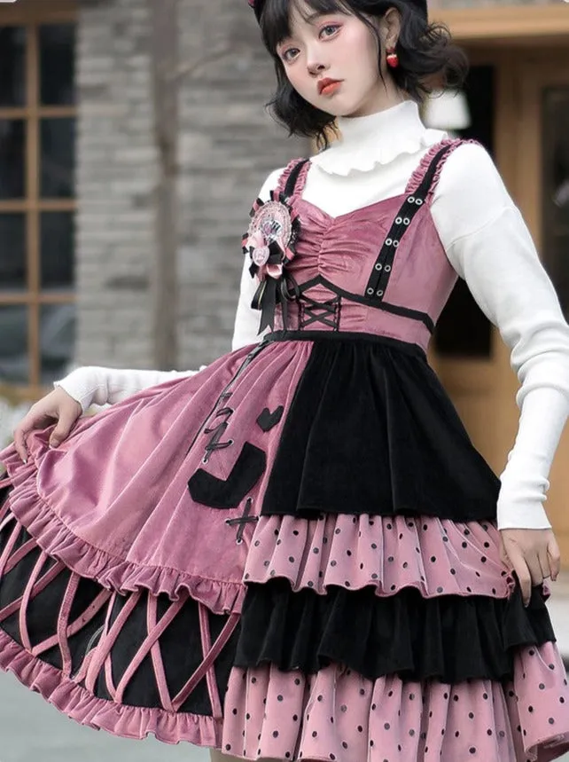 Dress Short   Lolita Jacket Asymmetrical Frilled