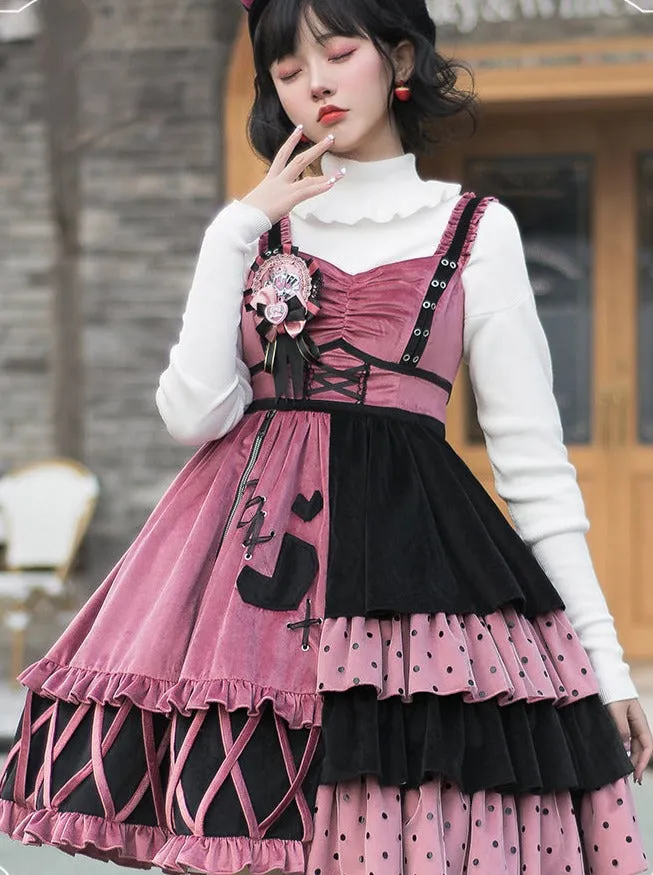 Dress Short   Lolita Jacket Asymmetrical Frilled