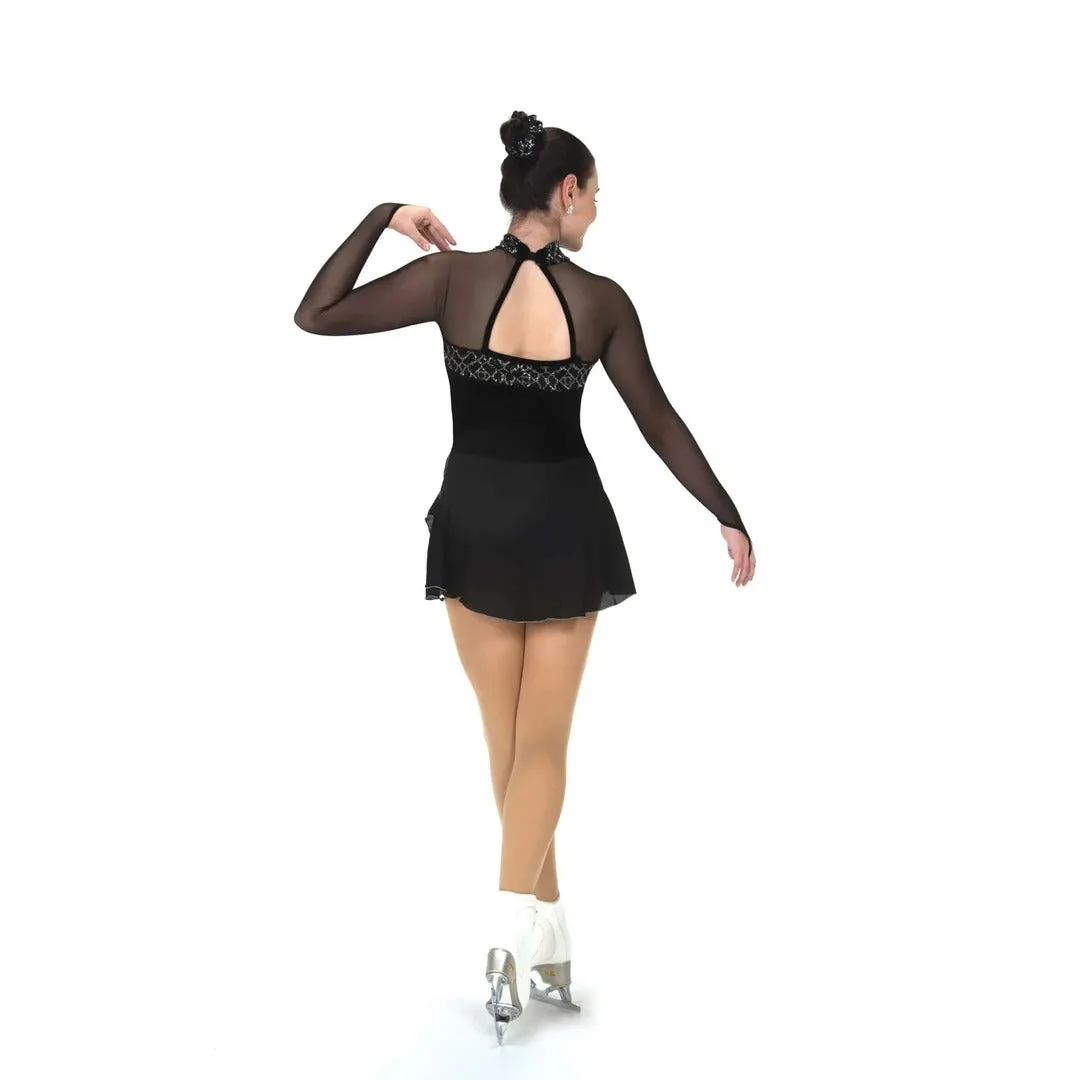 Jerry's Women's 596 Crystal Fanfare Figure Skating Dress