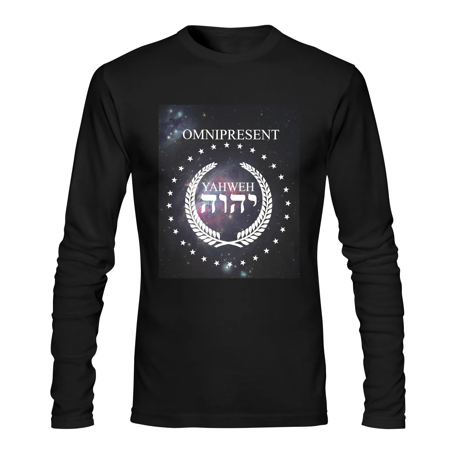 KING YAHWEH OMNIPRESENT (Men's Long sleeve T-shirt )