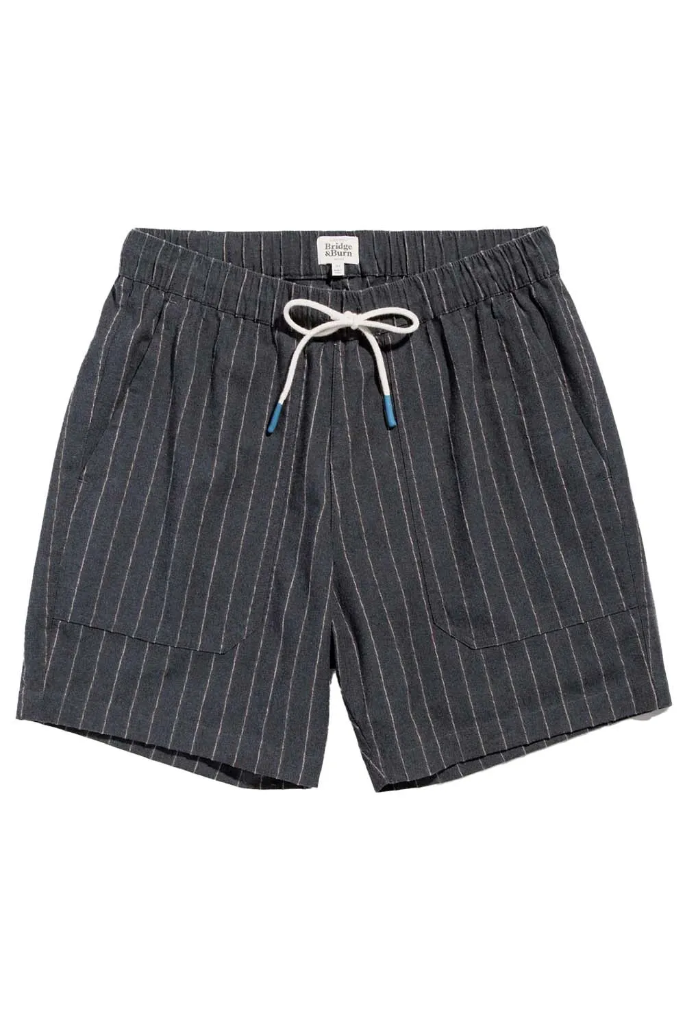 NOAH SHORT Charcoal Stripe