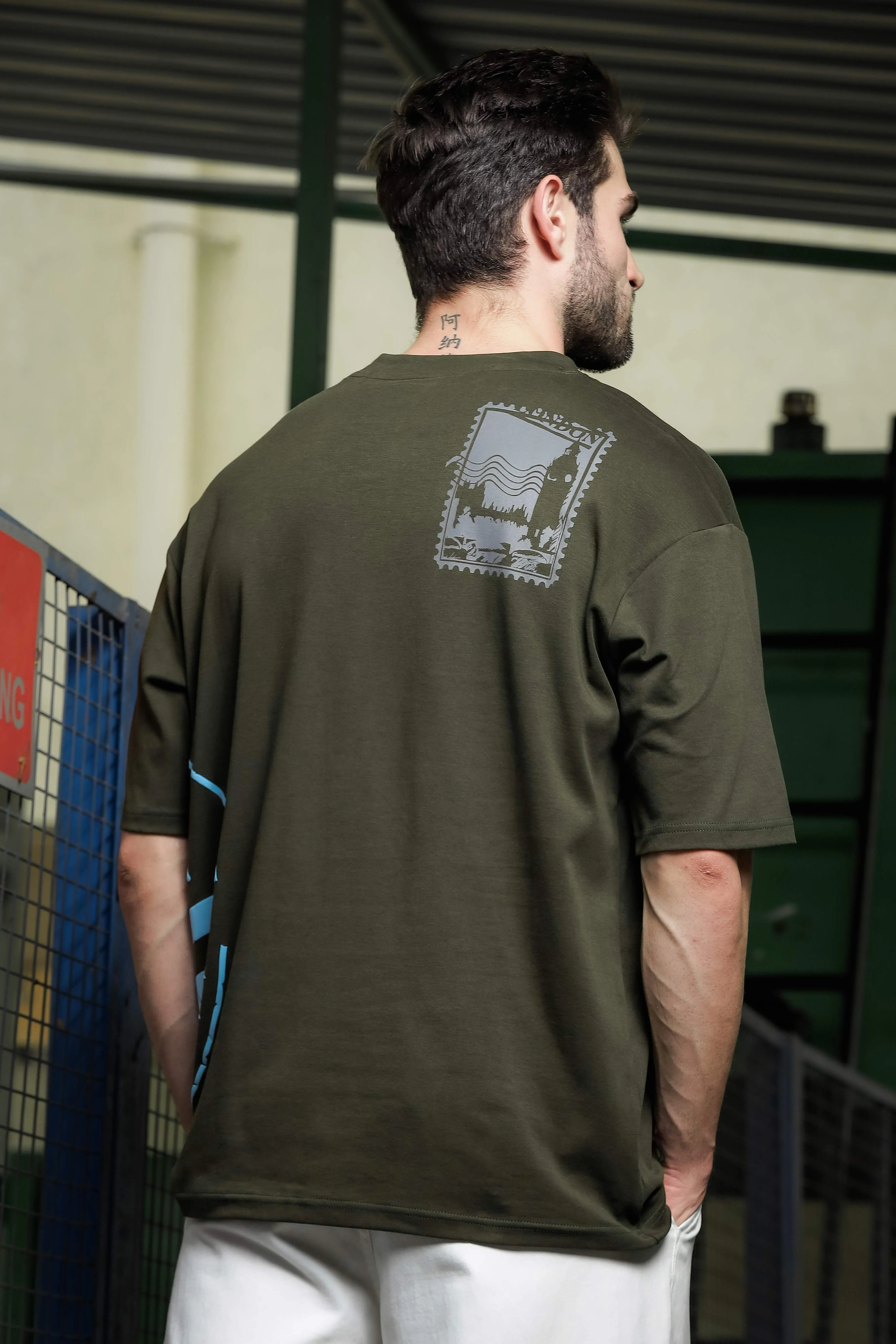 Oversized Olive Green Tshirt