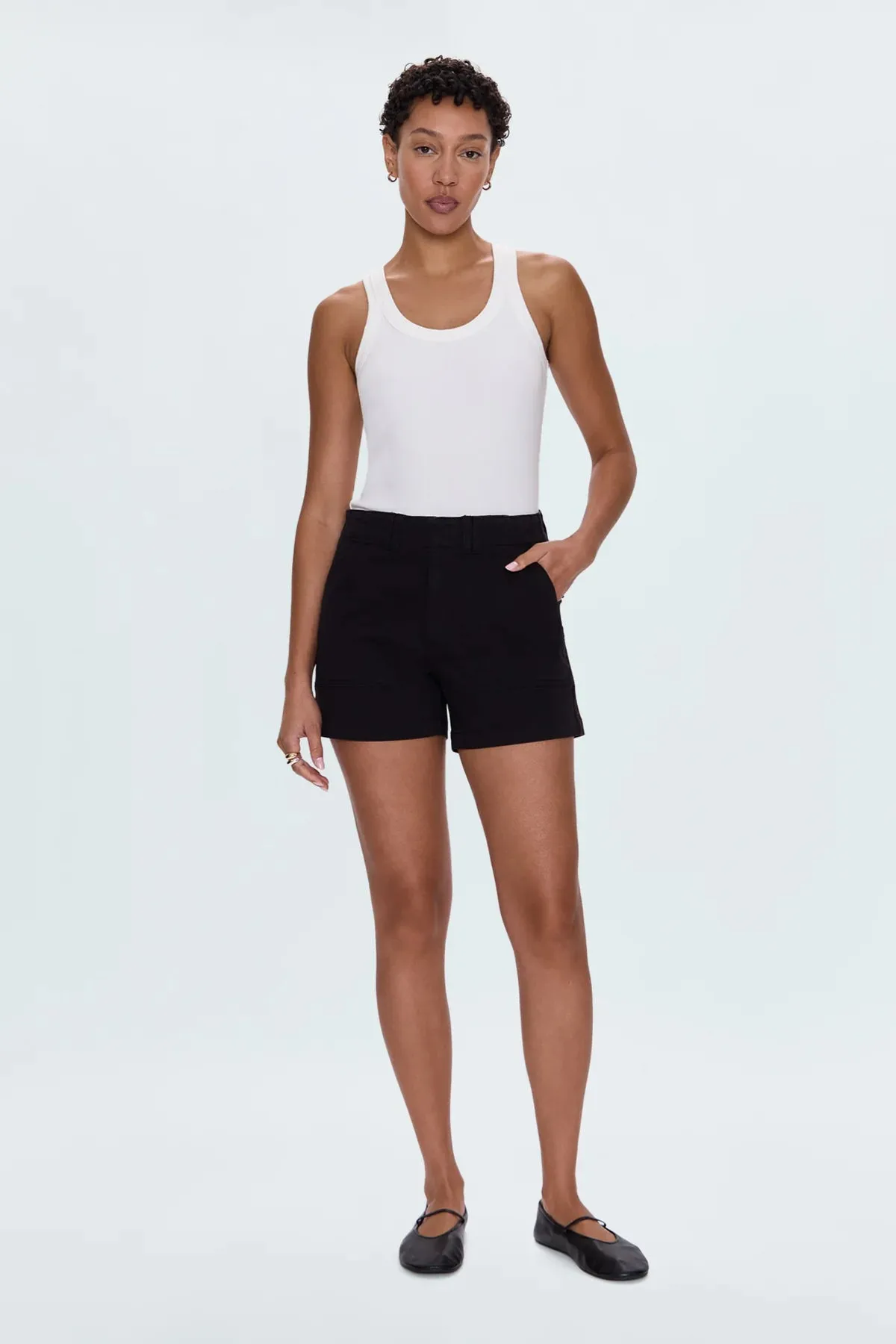 Pistola Marissa High-Rise Black Utility Short