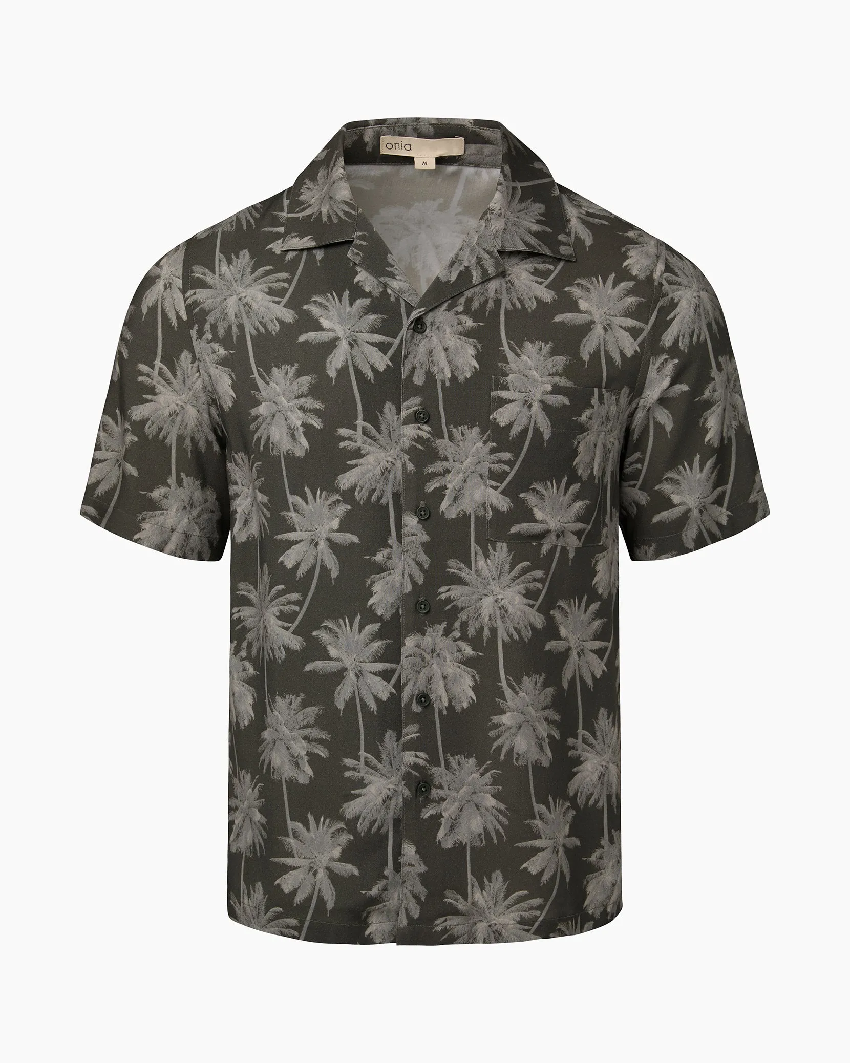 Viscose Camp Collar Shirt